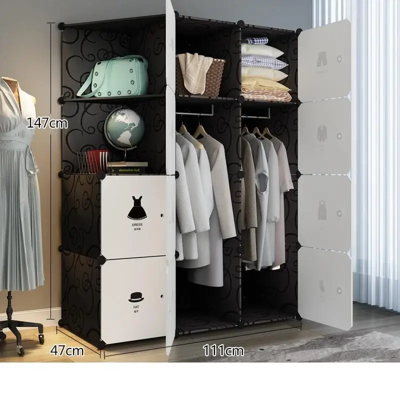 Version I Мебель комод для спальни Gabinete Meble Moveis Para Casa Mueble De Dormitorio шкаф Guarda Roupa гардероб - Цвет: Version I