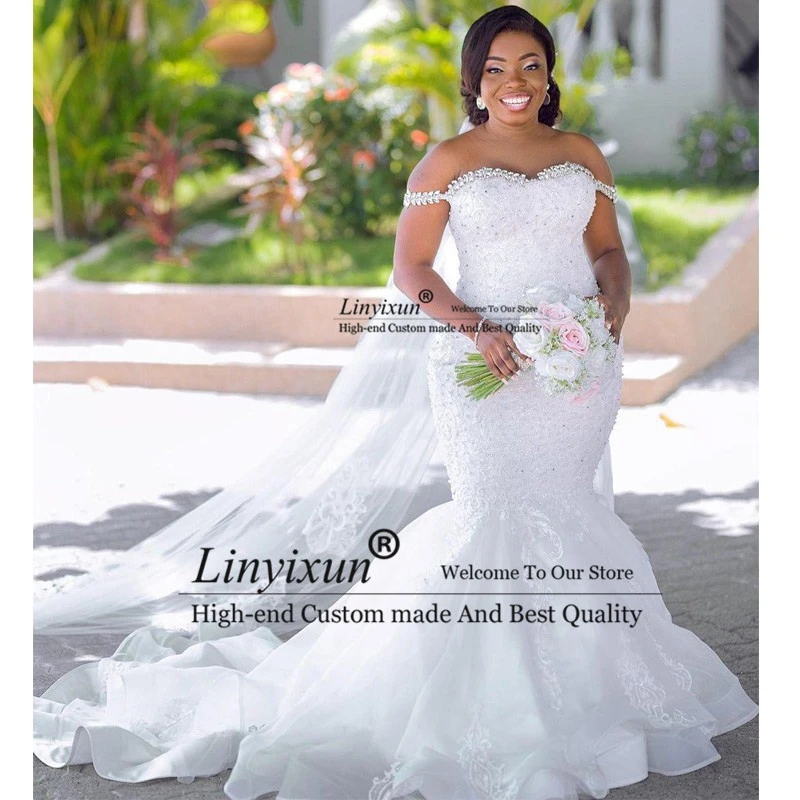 大切な ウェディングドレス フィッシュテールドレス 大きいサイズ 結婚