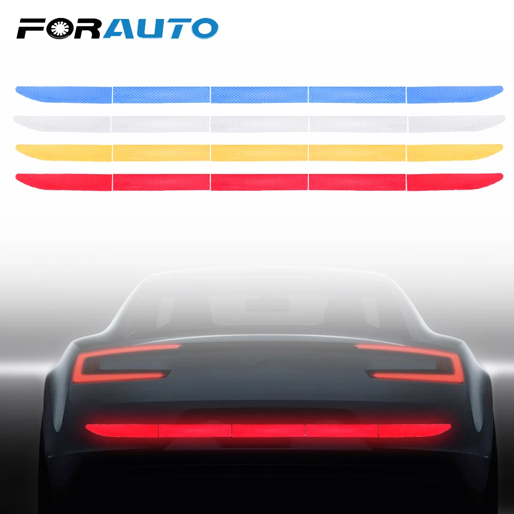 FORAUTO Светоотражающая наклейка для автомобиля багажник Авто Предупреждение