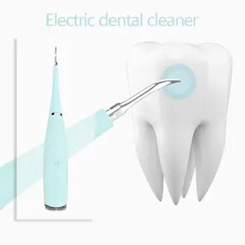 

Portable Electric Tooth Cleaner Oral Irrigation Sonic Dental Scaler Rechargeable USB Tooth Calculus Tooth Stains Tartar Remover