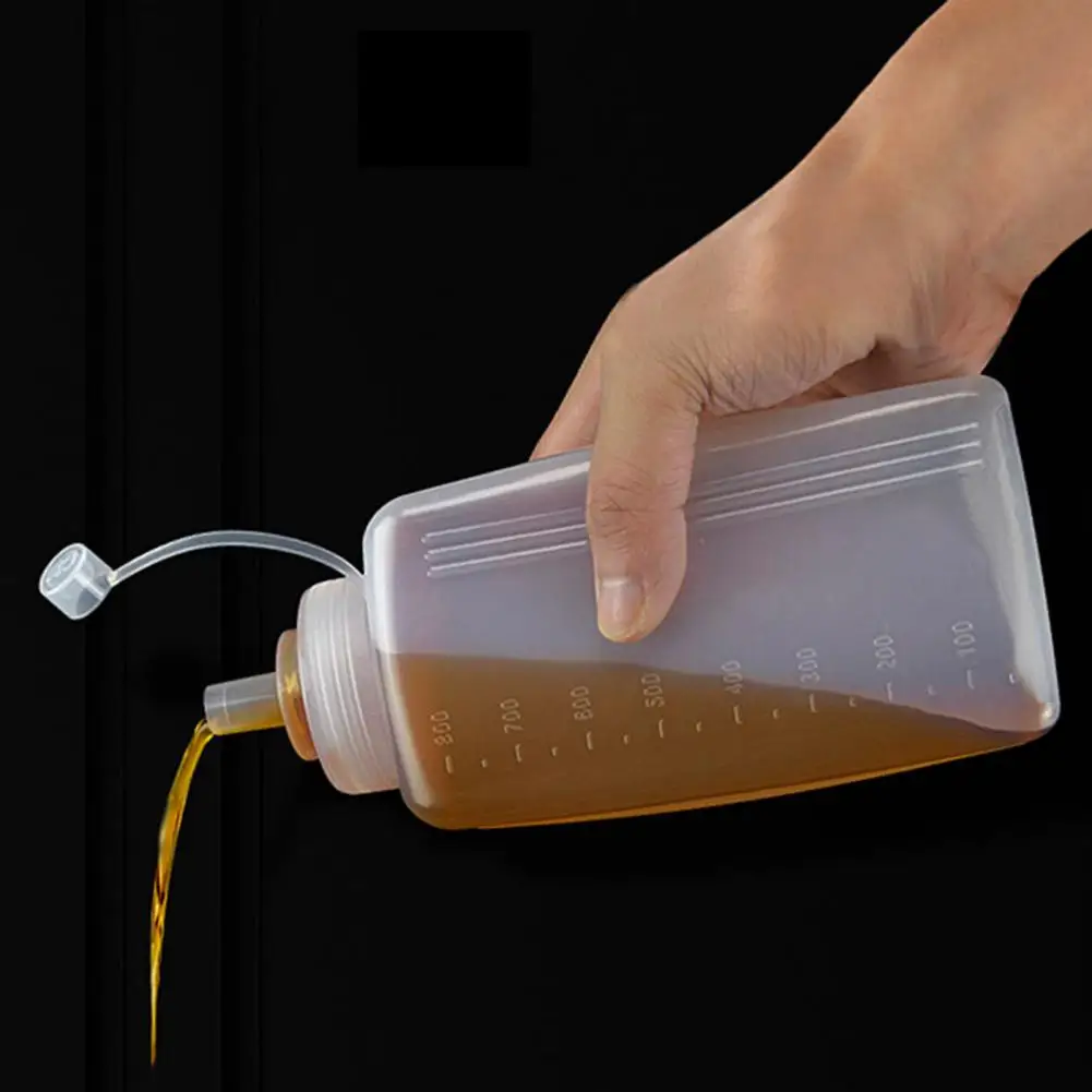 800ml Sauce Bottle Food Grade Convenient Temperature Resistance Honey Salad Condiment Dispenser Jars For Spices Oil Bottle