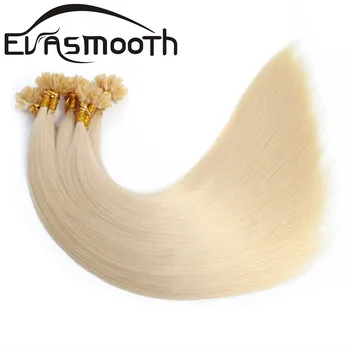 

Ulzzang Hair Nails Tips Extension Human Hair Straight Keratin Fusion Nail Tips Soft Remy Hair Full Shine Hair Extensions 1g