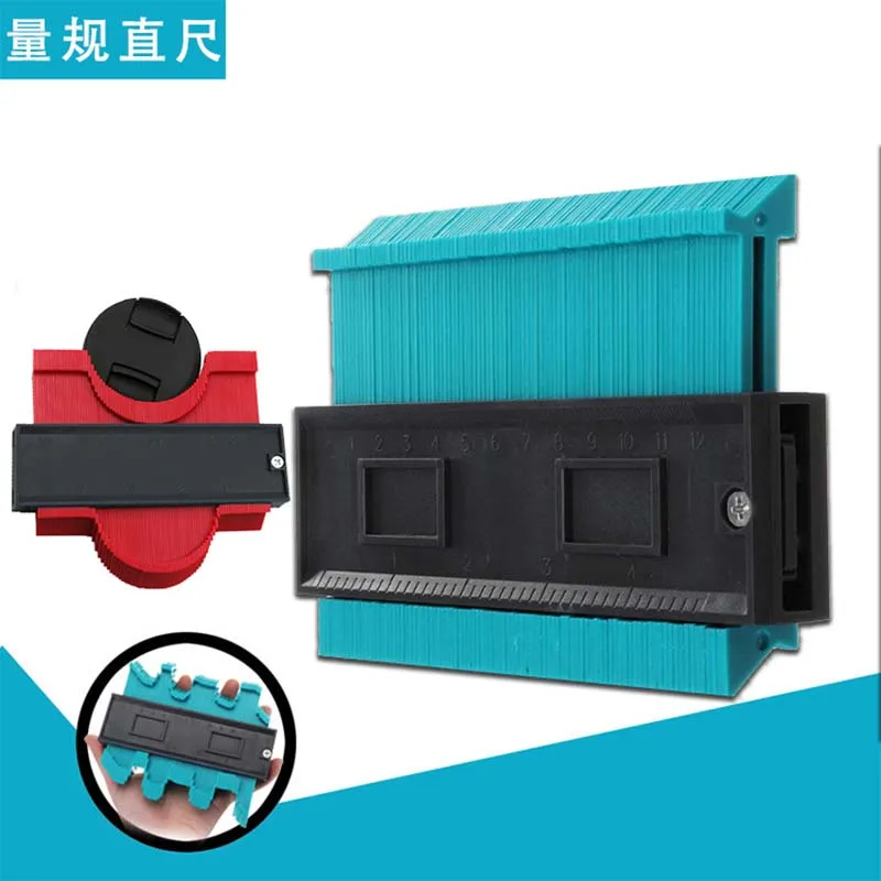 Shape Contour Gauge Duplicator Profile Measuring Tool Contour Duplication Gauge Contour Template Plastic Contour Copy Duplicator