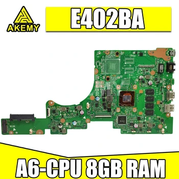 

Akmey E402BA with A6-CPU 8GB RAM mainboard For ASUS VivoBook E402 E402B E402BA E402BP Laotop Mainboard E402BA Motherboard test