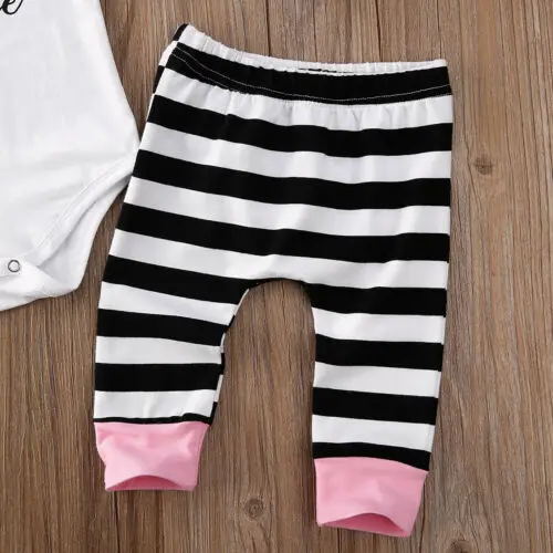 Комплекты одежды для новорожденных в британском стиле из 3 предметов модные топы