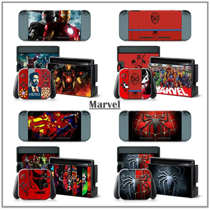 NS Protective Sticker Fashionable Design Colorful Skin for Nintendo Switch Console