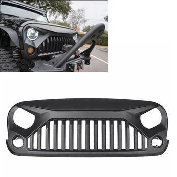 

Front Grille Grid Grill For Jeep Wrangler III JK Unlimited 2007 2008 2009 2010 2011 2012 2013 2014 2015 2016 2017 2018