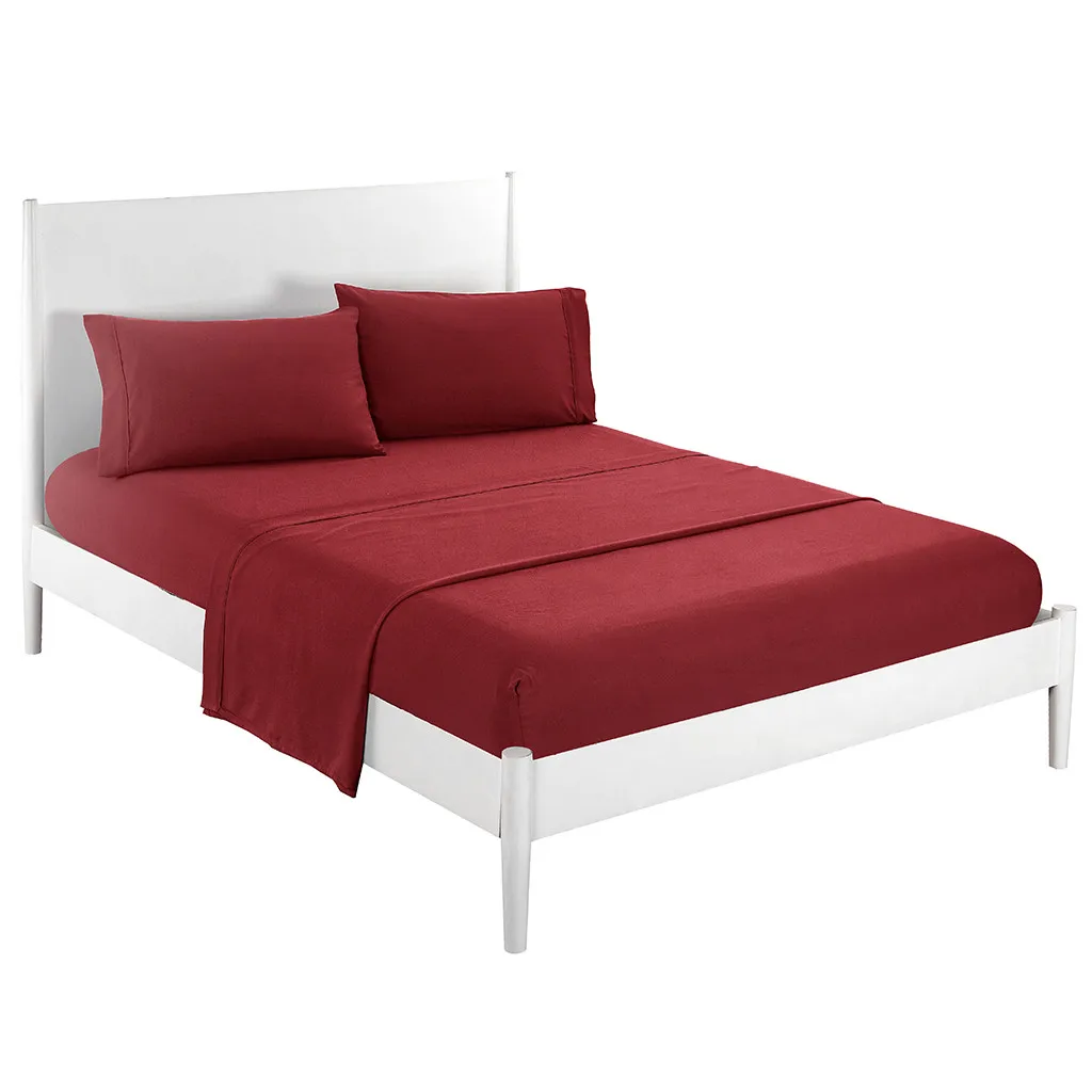 

Ouneed Four-piece Bed 1pc Sheet 1pc Bed cover 2pcs Pillowcase Solid Color Simple Series Bedding Sheets Bed Pillowcase Four Sets