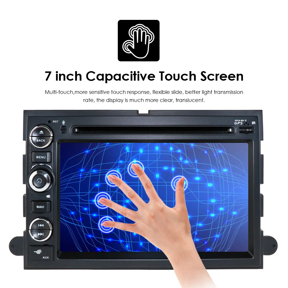 Sale 2GRAM 4GWIFI RDS MonitorDVD Multimedia Player for Ford F-150 Expedition Android9.0 Radio GPS OBD2 DVR DAB+BT SWC rearview camera 26