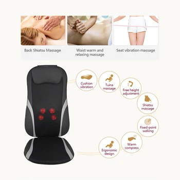 

Multifunctional Massage Backrest Waist Neck Spine Treasure Heating Massage Cushion Home Cushion