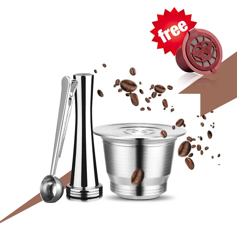 ICafilas для многоразового использования Nespresso кофе капсулы Многоразовые Фильтр из