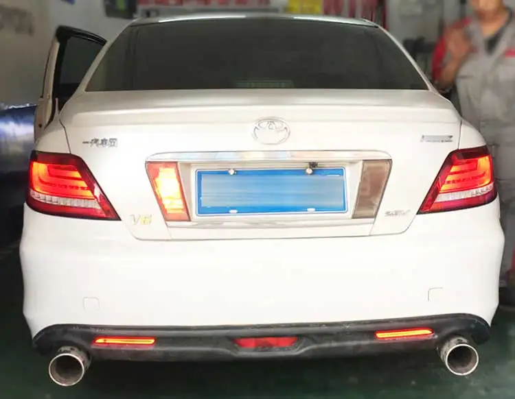 Автомобильный Стильный чехол для Toyota Mark X задние фонари 2005-2009 задние фонари Toyota Mark задние фонари светодиодный задний фонарь динамический сигнал поворота