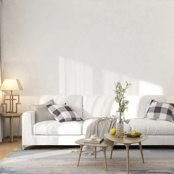 

10m waterproof modern minimalist Nordic style white pvc wallpaper for bedroom living room office kitchen wall papers home decor