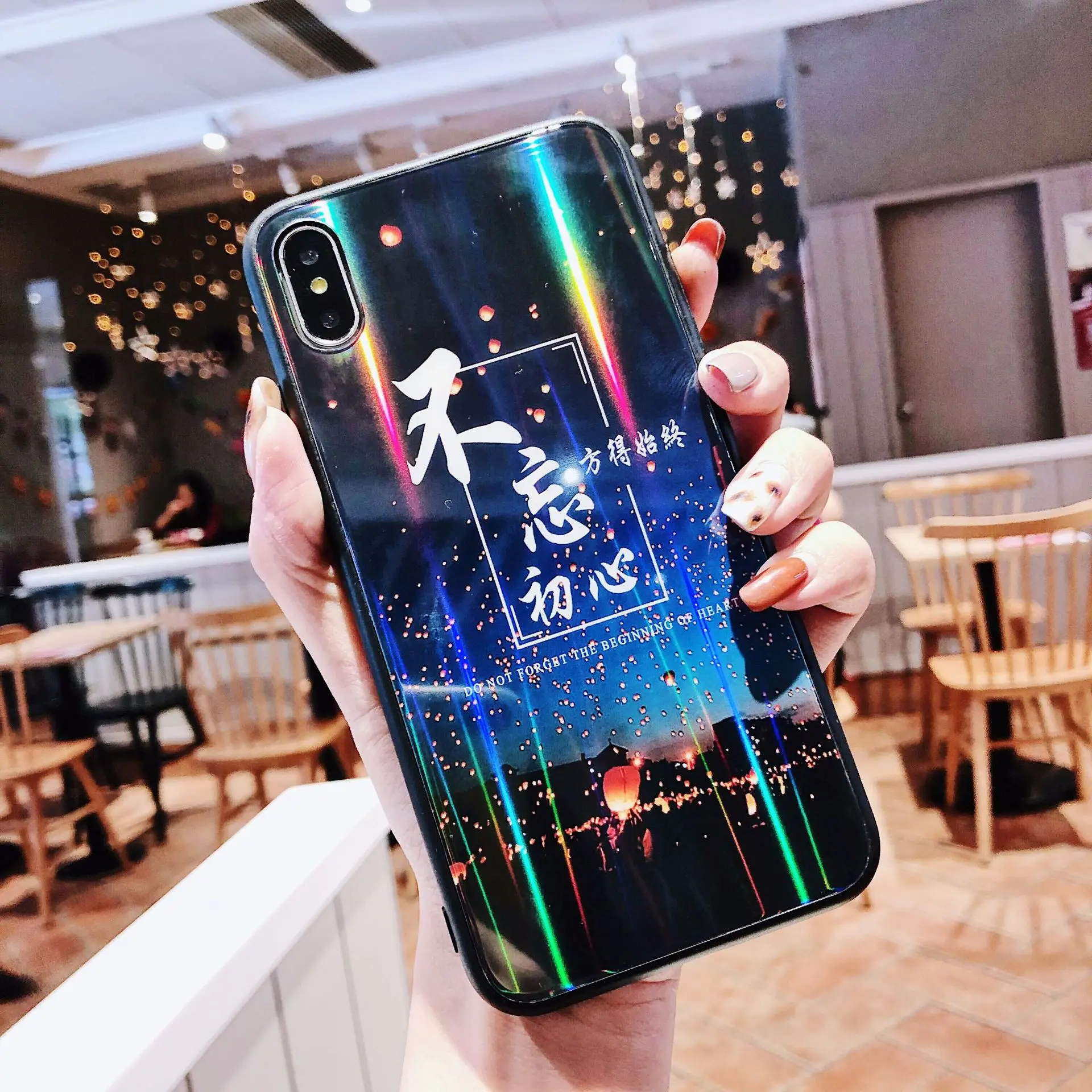 Чехол из закаленного стекла для iPhone 6, 6S Plus, X, XS, MAX, XR, роскошная жесткая задняя крышка, чехол для телефона s, для iPhone 7, 8 Plus, силиконовый бампер - Цвет: 5