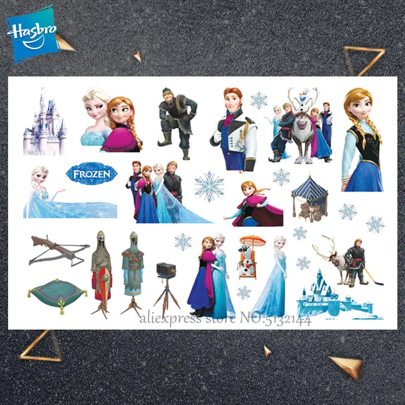 Hasbro детская мультяшная Временная тату наклейка Новинка Косплей кляп игрушки для
