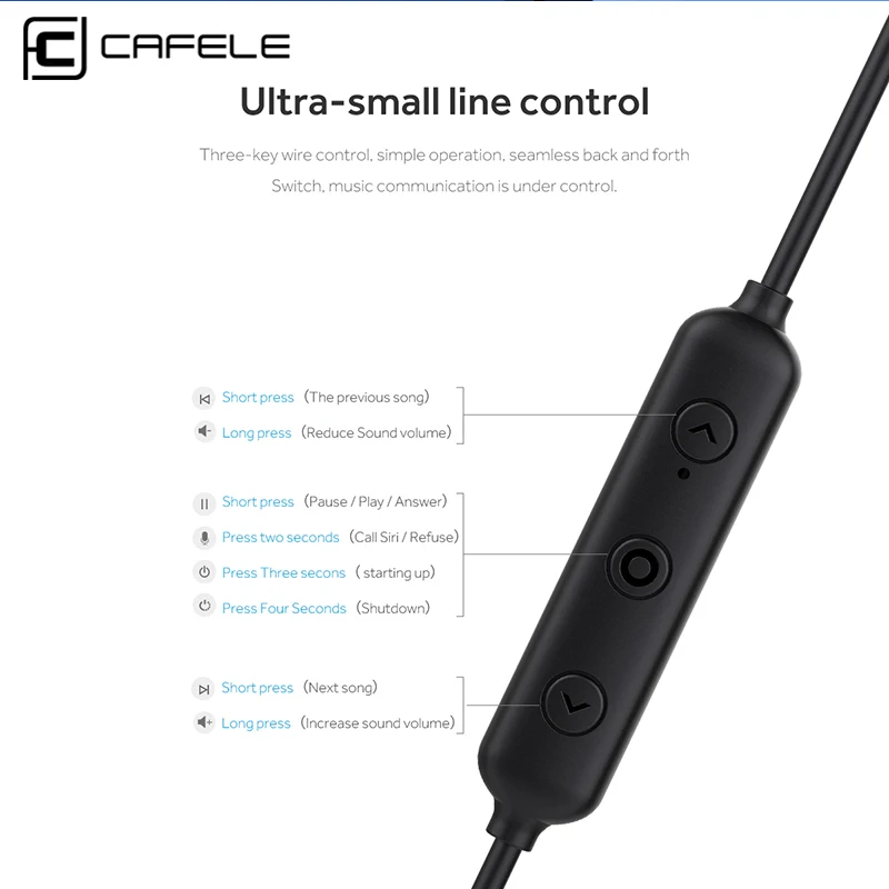 Cafele беспроводные Bluetooth наушники 3D стерео водонепроницаемые спортивные Bluetooth наушники с микрофоном для iPhone Xiaomi huawei samsung