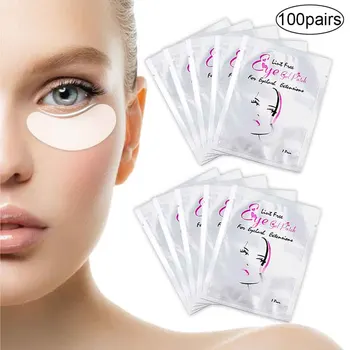 

50/100pairs Eye Pads Pillows Eyelashes Extension Disposable Patches for Eyelashes Under Lashes Tips Lint Free Sticker Wraps Make