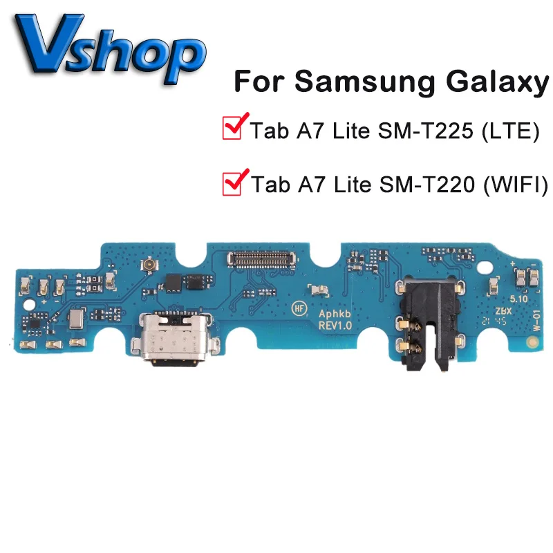 For Samsung Galaxy Tab A7 Lite SM T225 SM T220 Charging Port Board Tablet PC Flex Cables