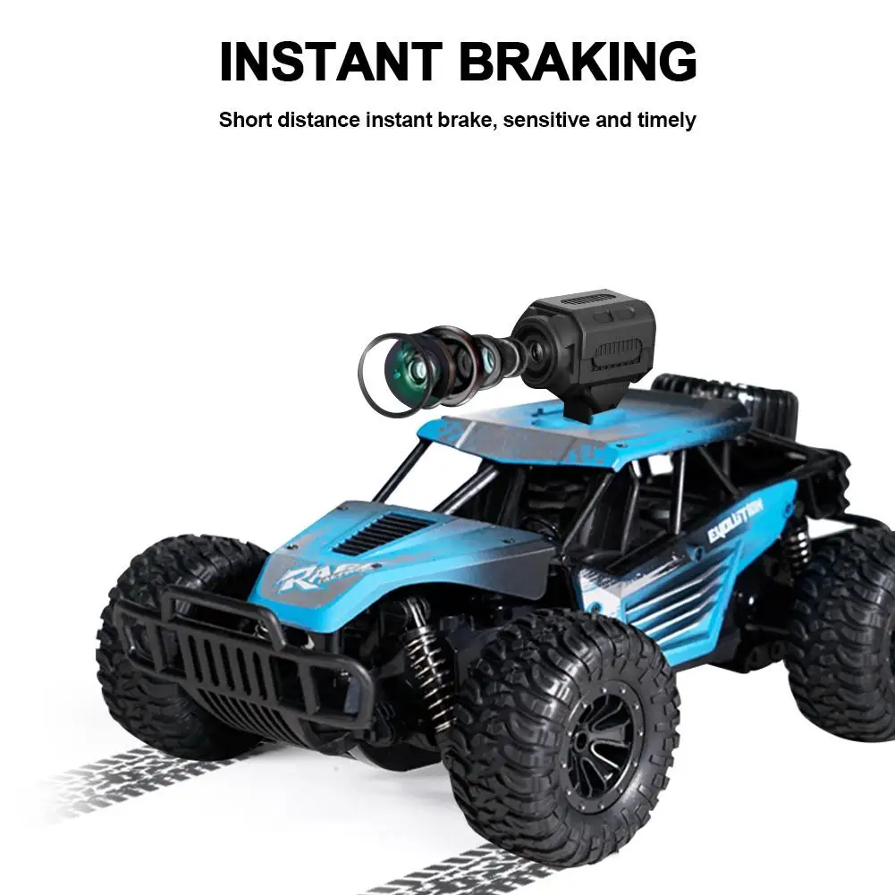 

2.4G RC Car Toy Electric Truck High Speed Off-road Vehicle Model HD Camera Climbing Car 4WD Remote Contral Toy Car Children Gift