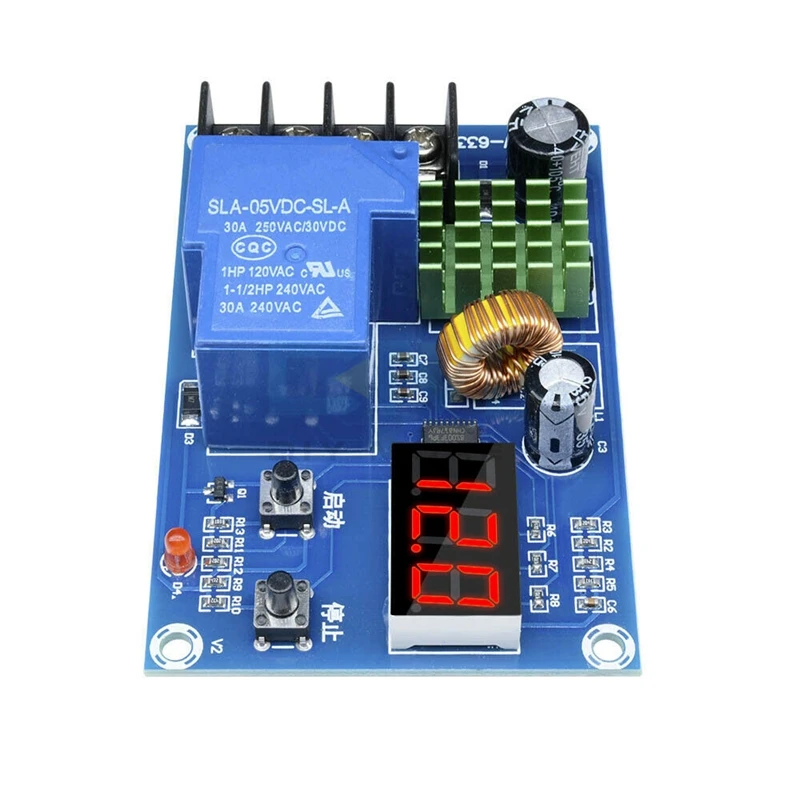 XH-M604 60 в свинцово-кислотный контроллер зарядки аккумулятора переключатель защиты 12 В 24 в 48 в