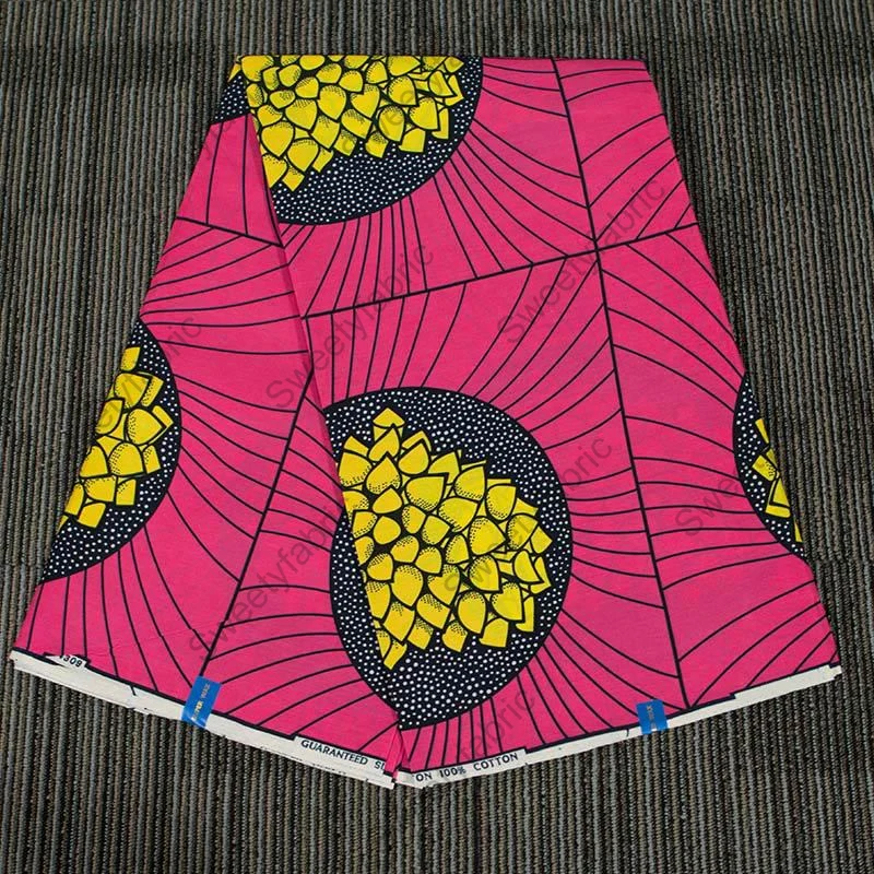 Flower Wax Fabric 4