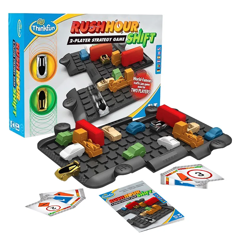 

America ThinkFun Traffic Jam Time Duo Children Thinking Game Educational Toy Board Game