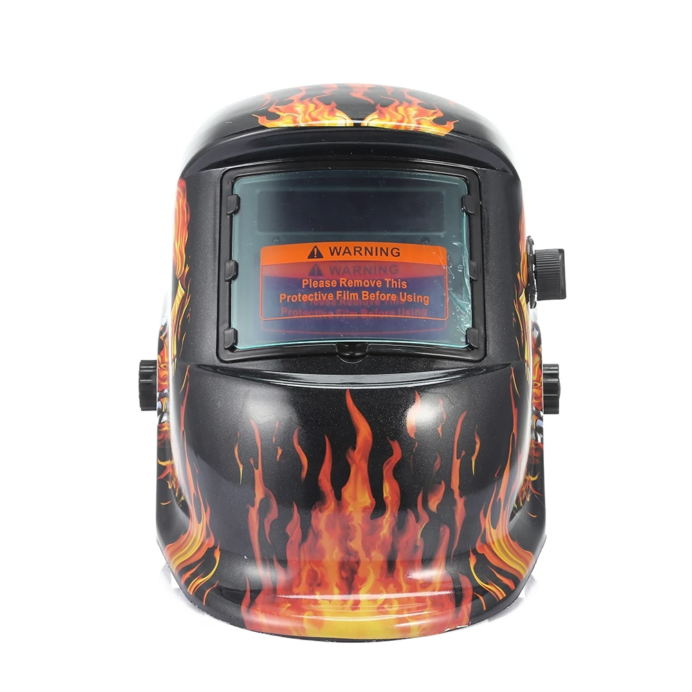 Reboot Auto Darkening welder mask MIG MMA Electric Welding Mask/Helmet/welder Cap/Welding Lens for Welding Machine Skull Solar