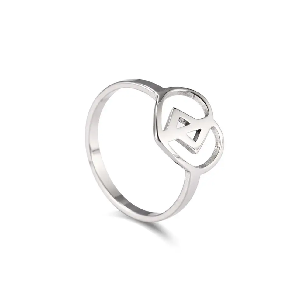Runes Silver 8 My shape панк модный стиль Золотые Ретро мужские ювелирные изделия кольцо викингов женский черный амулет Винтаж Скандинавская Руна кольца для женщин - Цвет основного камня: Runes Silver 8