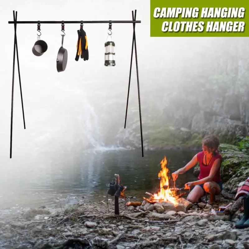 

Hot Aluminum Alloy Hanging Rack 8kg Outdoor Camping Triangular Clothes Rack Bearing Weight Triangular Rack Clothes Storage Racks
