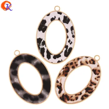 

Cordial Design 50Pcs 26*38M Jewelry Making/Earring Accessories/Leopard Print Leather/Oval Shape/Hand Made/Earring Findings