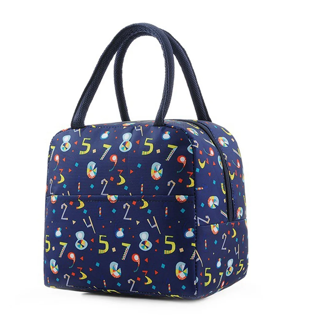 Maison Fabre 1PCs New Fresh Oxford Lunch Bags Insulation Cold Thickened Waterproof  Waterproof  Leisure Bags Cute Tote Bag 904