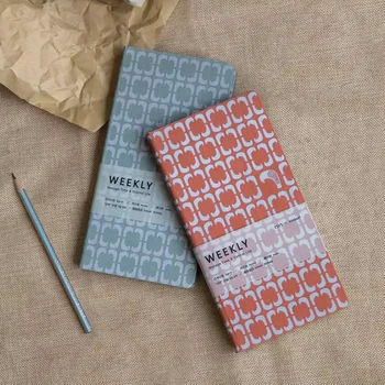 

Kinbor Week Plan Record Notebook Set Business Office School Study Art Notebook Pen Simple Plat Sheet For Office Home Use