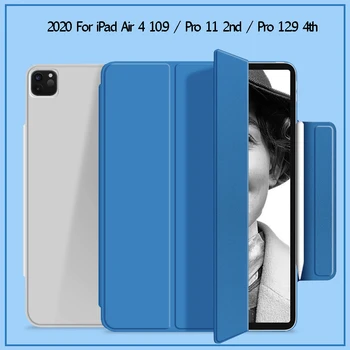 

2020 For iPad Air 4 10.9 Generation Case Pro 11 2nd Funda Pro 12.9 4th Secure Magnetic Auto Case Silky-Smooth Shockproof