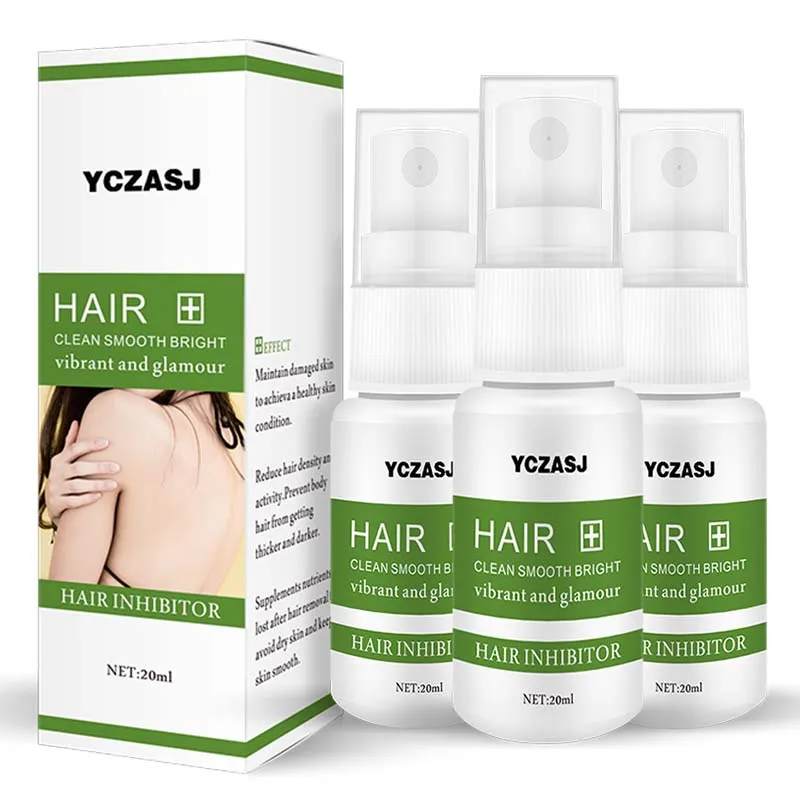 

Hair Growth Inhibitor Spray Facial Permanent Hair Removal Cream Essence Painless Beard Legs Armpit Smooth Repair Skin Spray