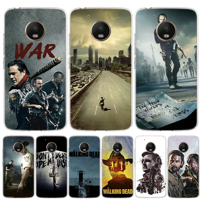 Чехол для телефона с изображением ходячих персонажей Motorola Moto G8 G7 G6 G5S G5 E6 E5 E4 Plus G4