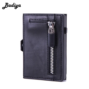 

RFID Men Wallet Vintage Casual Zipper Short Coin Purse Multi Slots Credit Card Holder for Travel Men Clutch Bag Business Wallet