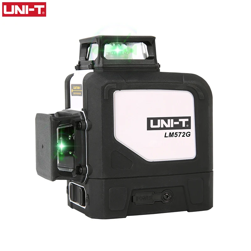 Зеленый лазерный уровень UNI-T LM572G/LM573G/LM573LD/LM580G 8 линий/12 линий 3D 360 градусов