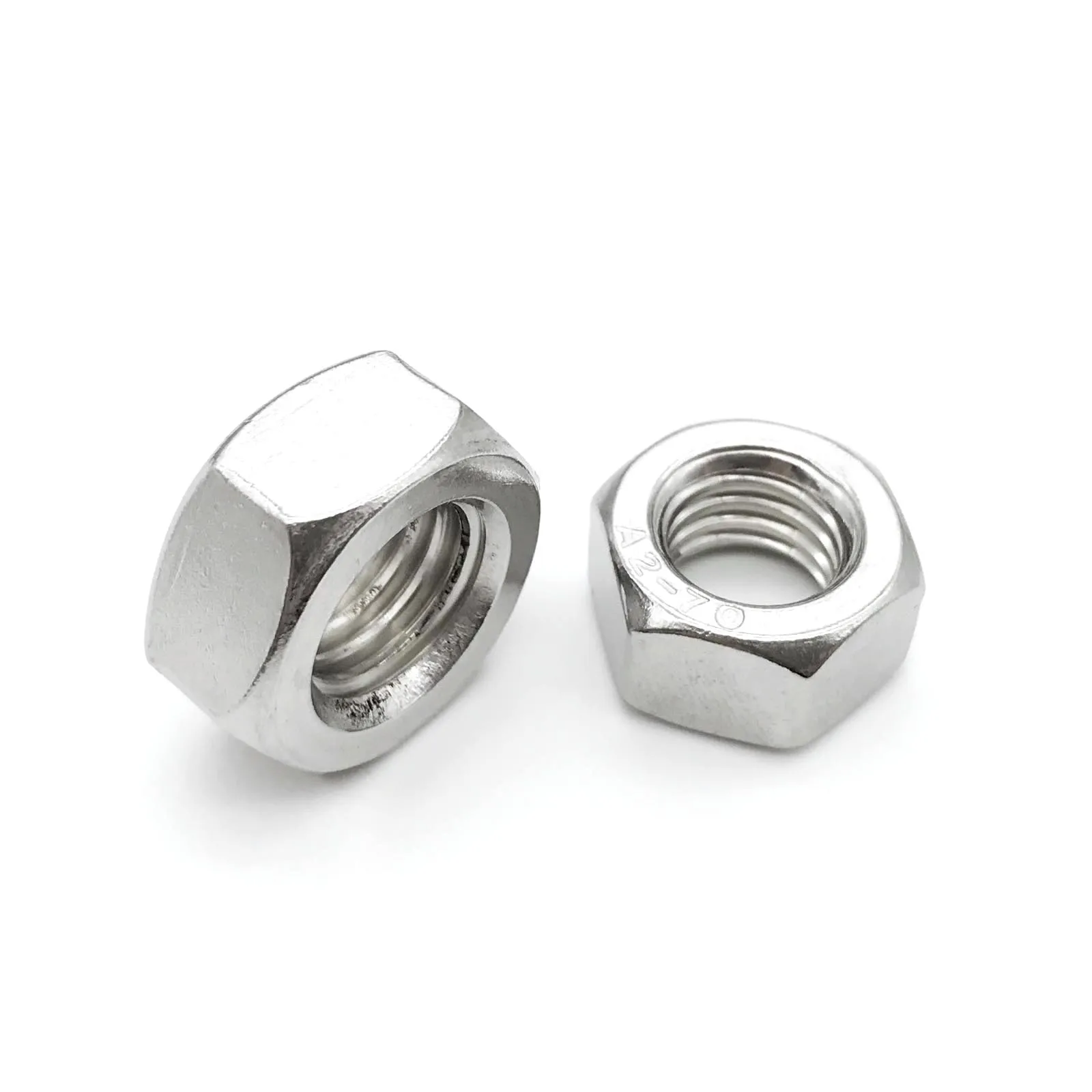 M6 HEX FULL NUTS A4 316 MARINE GRADE-STAINLESS STEEL X 50 pK VAT INCLUDED 