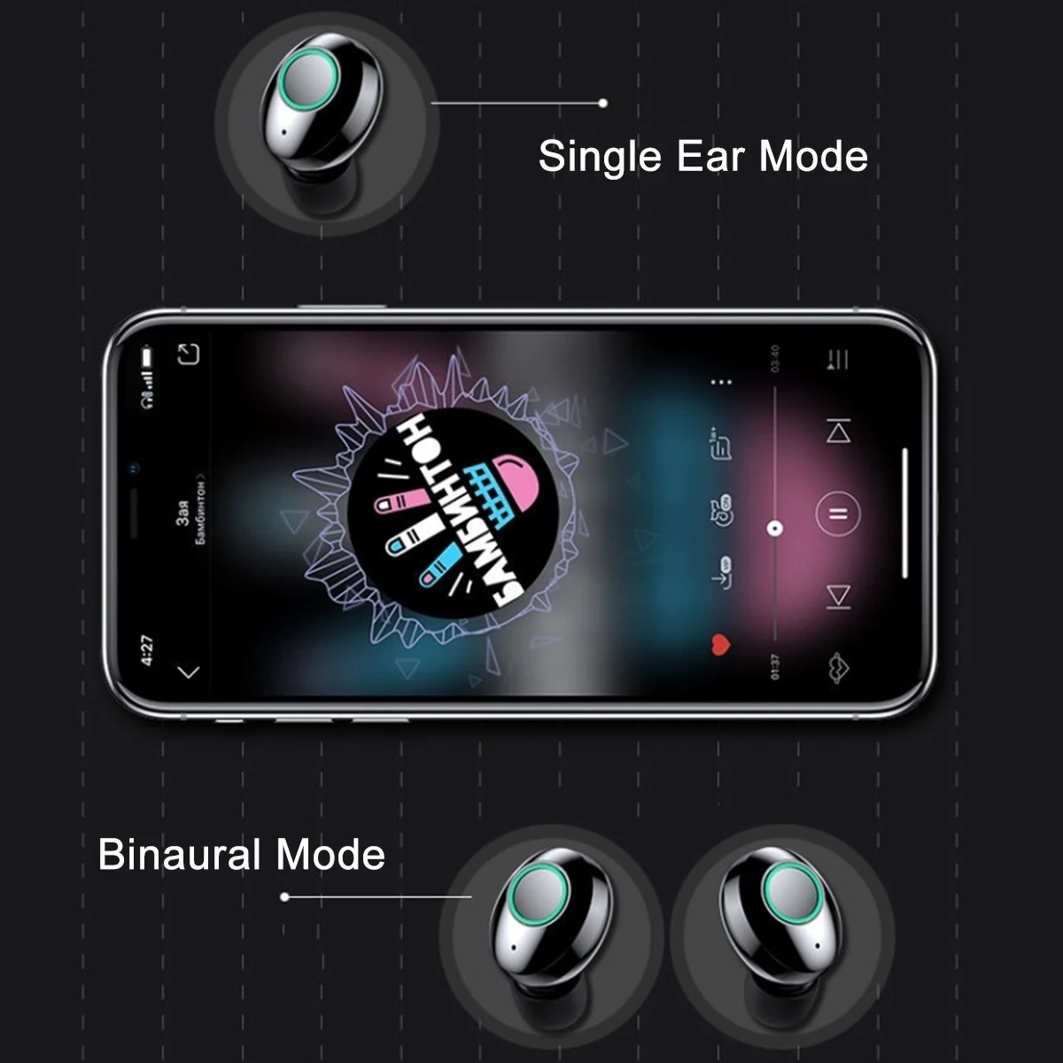 Водонепроницаемые TWS bluetooth V5.0 3D стерео Спортивные Беспроводные наушники мощные беспроводные наушники с двойным микрофоном