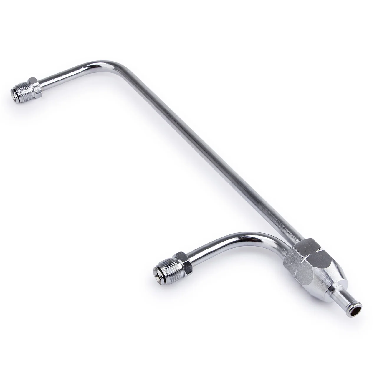 For HOLLEY CARBURETOR DUAL FEED FUEL LINE For 4150 Double Pumper Fits 3/8 Hose fuel hose tube