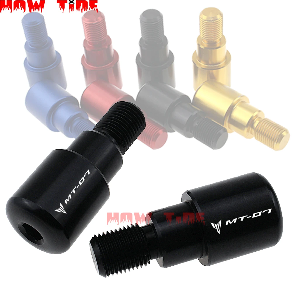CNC концы Руля Мотоцикла Захваты слайдер для Yamaha MT-07 MT07 MT 07 2014-UP 2015 2016 2017 рукоятка