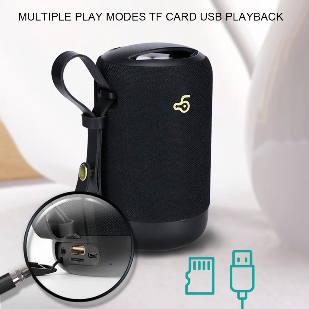HIPERDEAL Bluetooth динамик громкий стерео богатый бас идеальный портативный беспроводной динамик, двойной 5 Вт Двойной Динамик+ сабвуфер диафрагмы