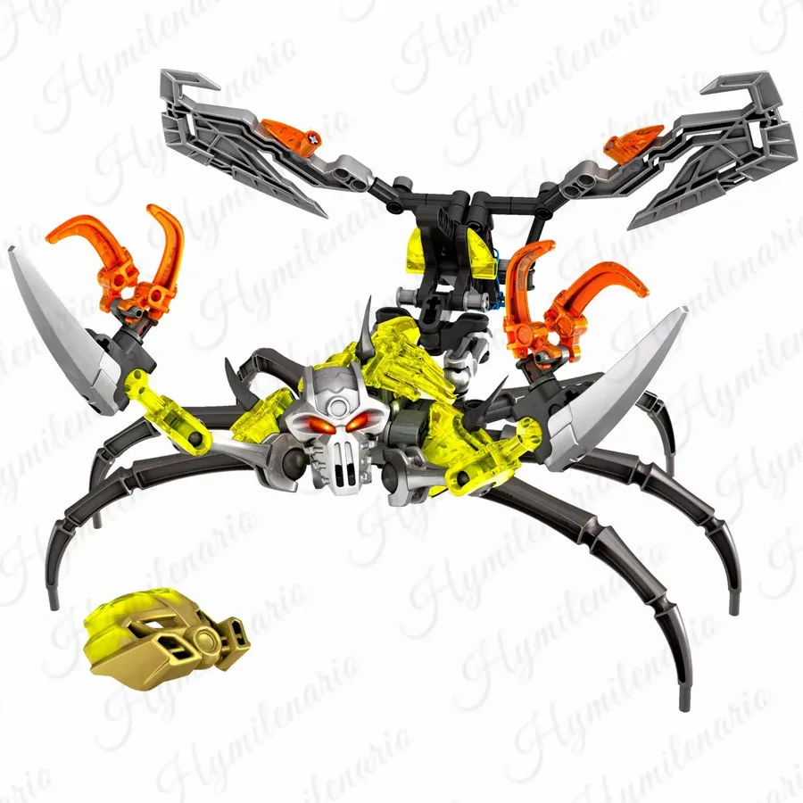 

Hero Factory BIONICLE Skull Scorpio Skull Basher Skull Slicer Robot Soldiers Figures Building Block Bricks Toys For Children