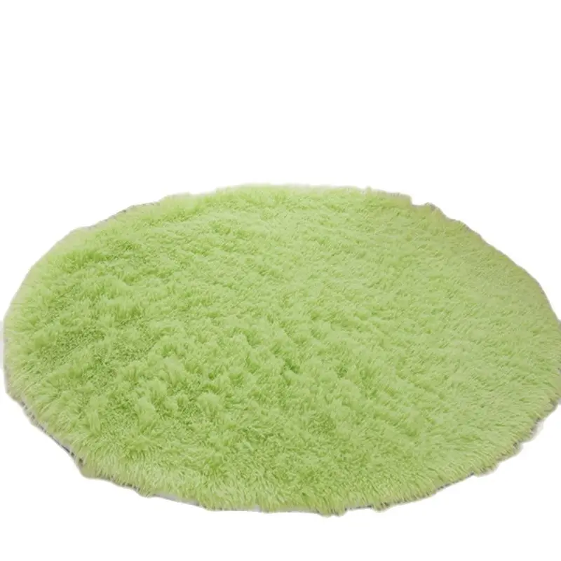 Fluffy Round Rugs For Bedroom Soft Carpets For Living Room Long Plush Play Tent Carpet Kids Room Home Computer Chair Floor Mat