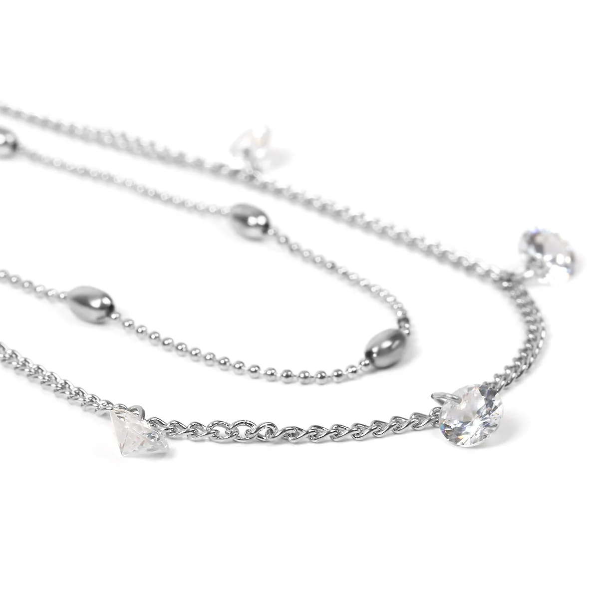 Модные богемные золотые серебряные ожерелья-цепочки для женщин, новинка, Милые ожерелья для девушек, ювелирные изделия