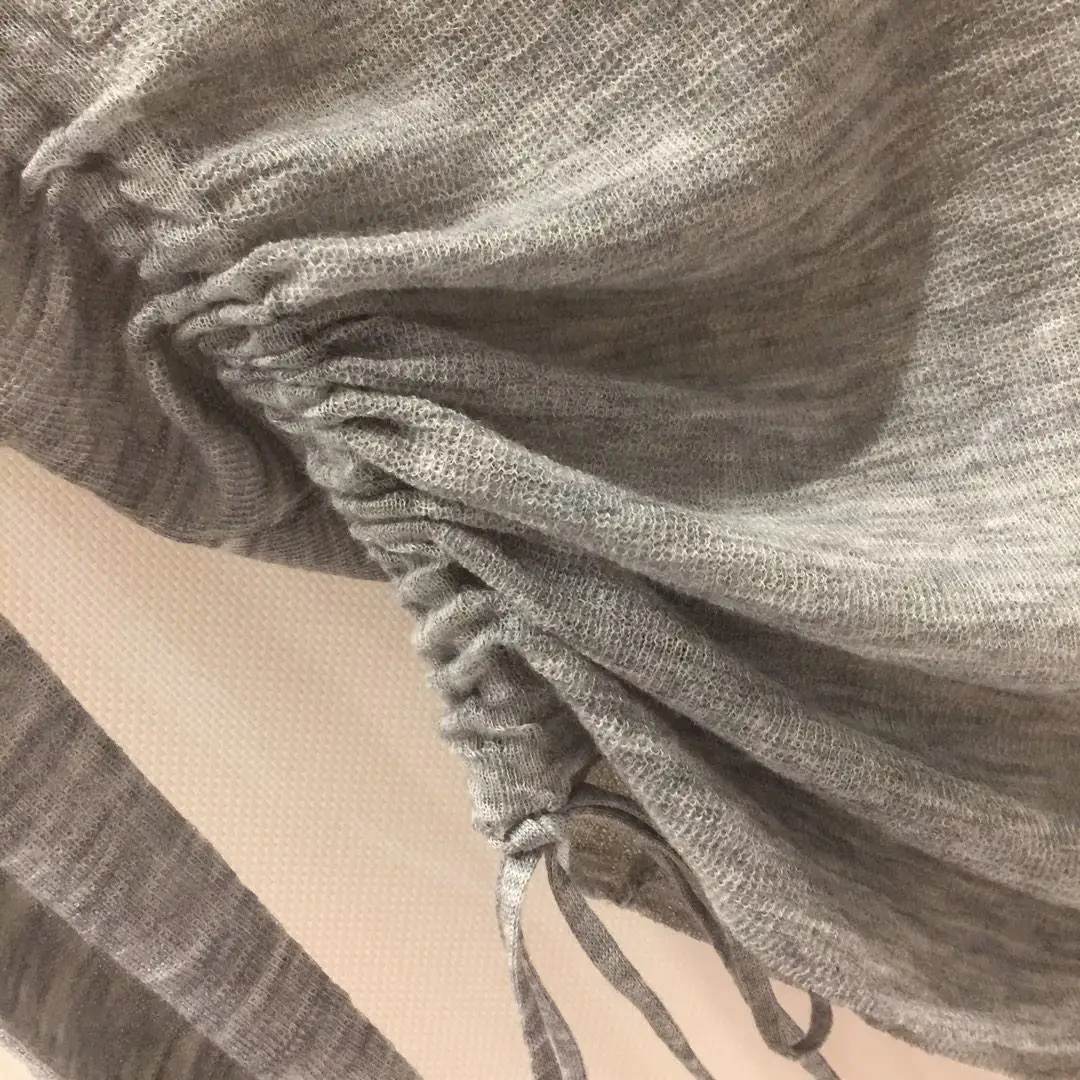 Новая Женская мода с длинным рукавом Сексуальная drawstring джемпер 0814