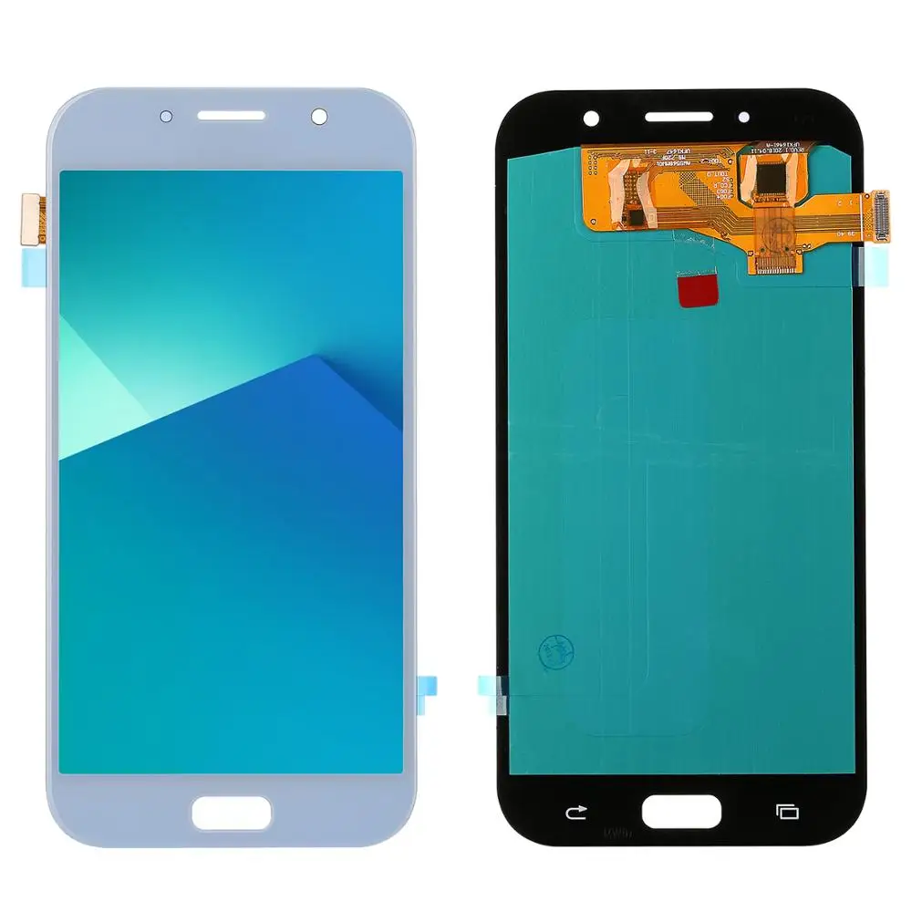 Для Samsung Galaxy A7 2017 LCD A720 SM A720F A720M A720Y супер Amoled дисплей сенсорный экран дигитайзер