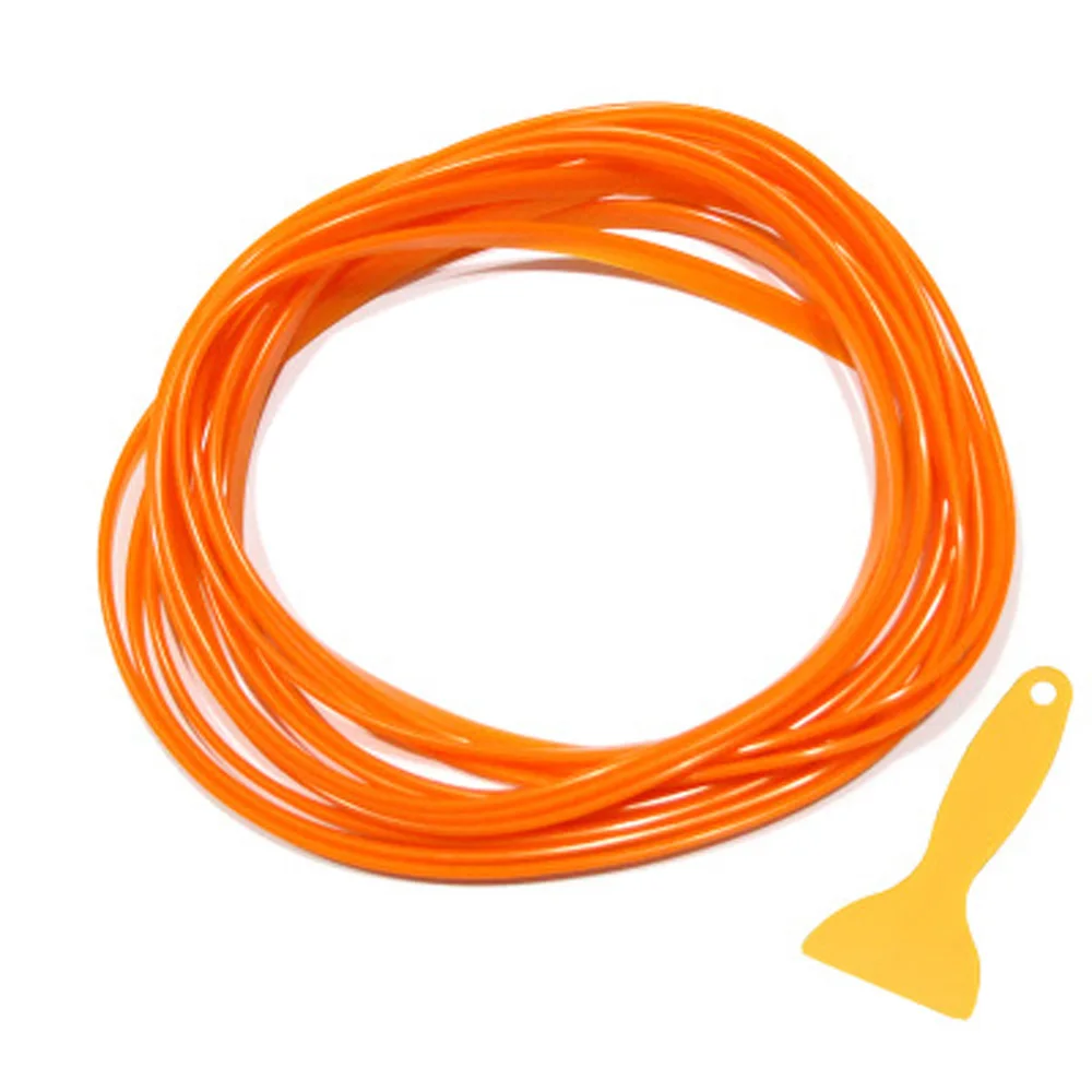 

1pc 5M PVC car Dashboard Panel Bright Trim Strip auto Interior Door Gap Edge Line Insert Molding Trim Strip Decoration