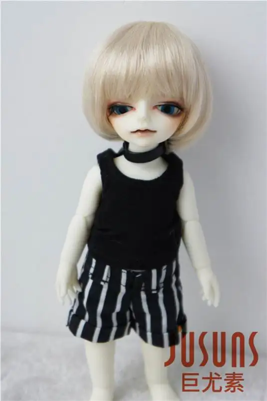 JD256 1/12 симпатичные волосы для кукол из синтетического мохера BJD Размер 3 4 дюйма и 5