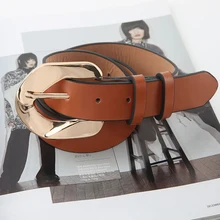 New Metal Pin Buckle Waist Straps Well-design Lady Dress Trouser Decorative Waistband Fashion PU Leather Women Thin Belt